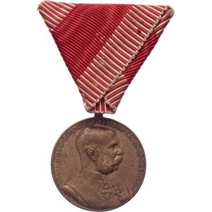 Rakousko - Uhersko, František Josef I., 1848 - 1916, Jubilejní vojenská pamětní medaile 1898 s nesp