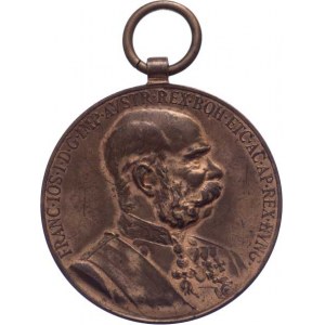 Rakousko - Uhersko, František Josef I., 1848 - 1916, Jubilejní vojenská a civilní pamětní medaile 1