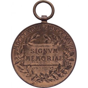 Rakousko - Uhersko, František Josef I., 1848 - 1916, Jubilejní vojenská a civilní pamětní medaile 1