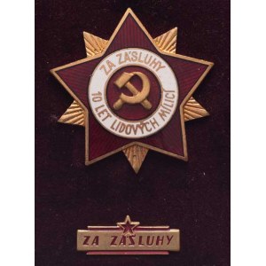 Československo, Lid.milice - Odznak Za zásluhy - 2.třída, VM.49-2,