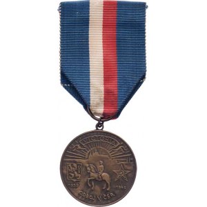 Československo, Victoria - bronz. medaile odbojové skupiny, VM.180c,