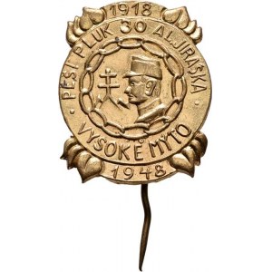 Československo - plukovní pamětní medaile a odznaky, 30.pěší pluk Al.Jiráska - Vysoké Mýto 1948 -
