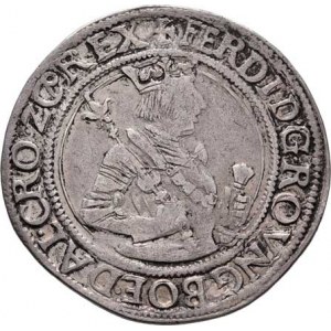Ferdinand I., 1519 - 1564, 1/4 Tolar b.l., Hall-Beheim, M-A.3, Markl.1630/1629,