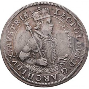 Arcivévoda Leopold Tyrolský, 1607 - 1632, Tolar 1626, Hall, M-A.122, KM.629.1, M-T.460, světský