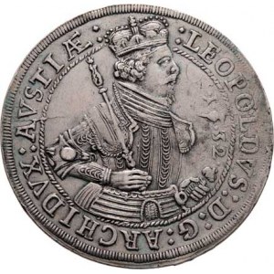 Arcivévoda Leopold Tyrolský, 1607 - 1632, Tolar 1632, Hall, M-A.129, KM.629.2, M-T.473, světský