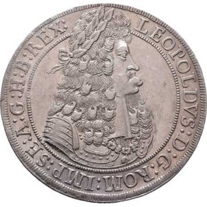 Leopold I., 1657 - 1705, Tolar 1695 IAK, Hall, Nech.2399, M-A.194, 28.715g,