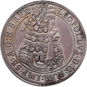 Leopold I., 1657 - 1705, Tolar 1701 bz, Hall, Nech.2406, M-A.200, 28.716g,