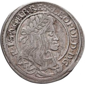 Leopold I., 1657 - 1705, XV Krejcar 1662 CA, Vídeň-Cetto, Höll.62.1.3,