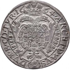 Leopold I., 1657 - 1705, XV Krejcar 1664 CA, Vídeň-Cetto, Höll.64.3.8,