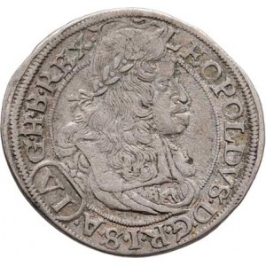 Leopold I., 1657 - 1705, VI Krejcar 1665, Vídeň-Cetto, Nech.1931, M-A.164,