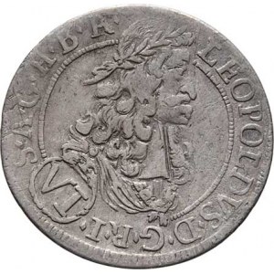 Leopold I., 1657 - 1705, VI Krejcar 1694, Hall, Nech.2426, M-A.193, 2.576g,