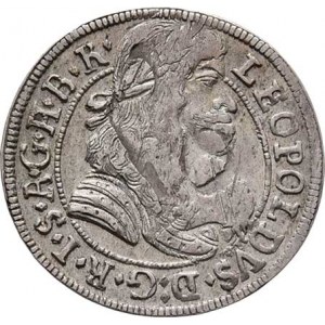 Leopold I., 1657 - 1705, 3 Krejcar 1684, Hall, Nech.2446, M-A.183, 1.351g,