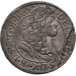 Leopold I., 1657 - 1705, 3 Krejcar 1686, Hall, Nech.2448, M-A.185, 1.354g,