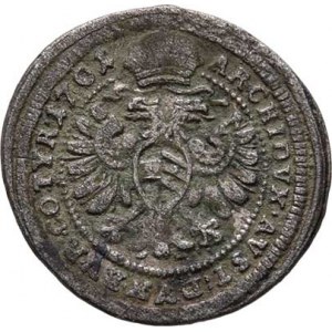 Leopold I., 1657 - 1705, Krejcar 1701, Vídeň-Mittermayer, Nech.1998, M-A.200,