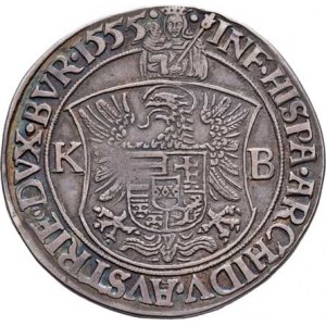 Ferdinand I., 1526 - 1564, Tolar 1555 KB, Kremnica, Hal.100, Husz.913, 28.389g,