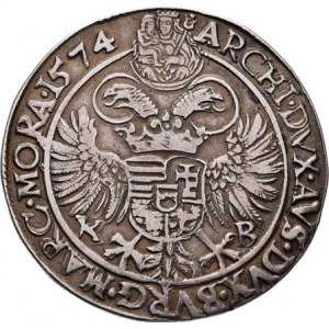 Maxmilian II., 1564 - 1576, Tolar 1574 KB, Kremnica, Hal.202, Husz.978, 28.380g,