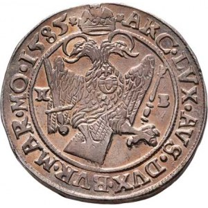 Rudolf II., 1576 - 1612, 1/4 Tolar 1585 KB, Kremnica, Hal.322, Husz.1046,