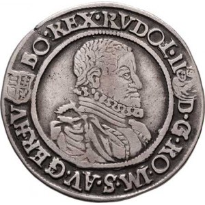 Rudolf II., 1576 - 1612, 1/4 Tolar 1592 KB, Kremnica, Hal.322, Husz.1046,