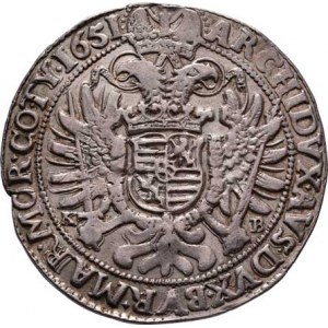 Ferdinand III., 1637 - 1657, Tolar 1651 KB, Kremnica, Hal.240, Husz.1242, 28.198g,