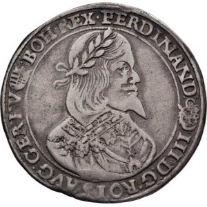 Ferdinand III., 1637 - 1657, 1/2 Tolar 1646 KB, Kremnica, Hal.241, Husz.1253,