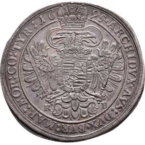 Leopold I., 1657 - 1705, Tolar 1695 KB, Kremnica, Nech.1087, Husz.1374,