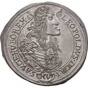 Leopold I., 1657 - 1705, XV Krejcar 1662 KB, Kremnica, Höll.62.1.5, Husz.1422,