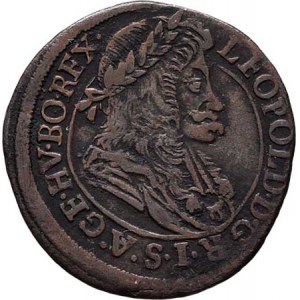 Leopold I., 1657 - 1705, Poltura 1695 bz, Košice, Nech.1692, Husz.1482,