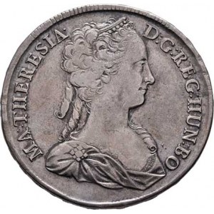 Marie Terezie, 1740 - 1780, Tolar 1742 KB, Kremnica, N.65, Husz.1666, 28.618g,