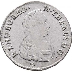 Marie Terezie, 1740 - 1780, 3 Krejcar 1778 B/K-D, Kremnica, N.96, Husz.1728,