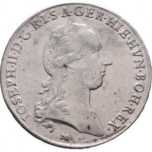 Josef II., 1780 - 1790, Tolar křížový 1786 M, Milán, P.26, Cr.49, 29.413g,
