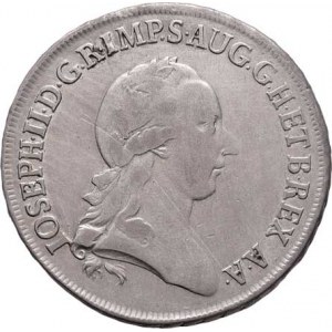 Josef II., 1780 - 1790, 1/2 Scudo 1782 LB, Milán, P.38, Cr.44, 11.348g,