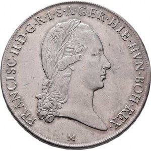 František II., 1792 - 1835, Tolar křížový 1793 M, Milán, P.12, M-A.296, 29.448g,