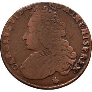 Karel VI., 1711 - 1740, Liard 1712 zn.ruka, Antverpy, M-A.212 (tab.35/36),