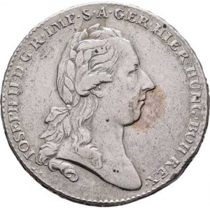 Josef II., 1780 - 1790, Tolar křížový 1785, Brusel, P.26, KM.32, 29.387g,