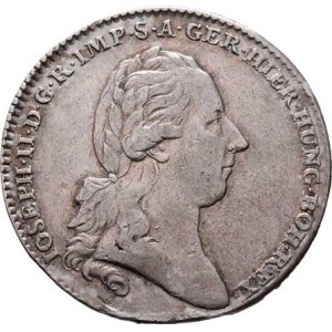 Josef II., 1780 - 1790, Tolar křížový 1785, Brusel, P.26, KM.32, 29.112g,