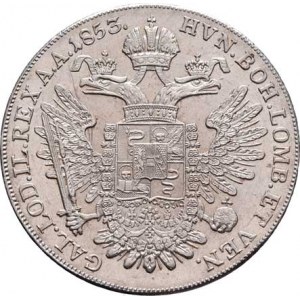 Konvenční měna, údobí let 1848 - 1857, Scudo 1853 V, 25.949g, nep.hr., dr.rysky, skvrnky,