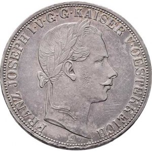 Rakouská a spolková měna, údobí let 1857 - 1892, Tolar spolkový 1858 A, 18.516g, nep.hr., vlas.rysk