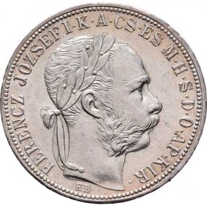 Rakouská a spolková měna, údobí let 1857 - 1892, Zlatník 1892 KB - se znakem Rijeky, 12.345g, nep.h