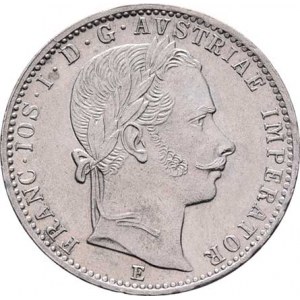 Rakouská a spolková měna, údobí let 1857 - 1892, 1/4 Zlatník 1862 E, 5.333g, nep.just., nep.hr.,