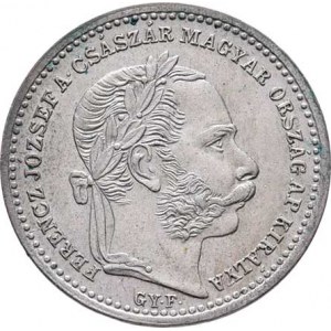 Rakouská a spolková měna, údobí let 1857 - 1892, 20 Krejcar 1868 GYF - dlouhý opis, 2.629g, nep.hr.