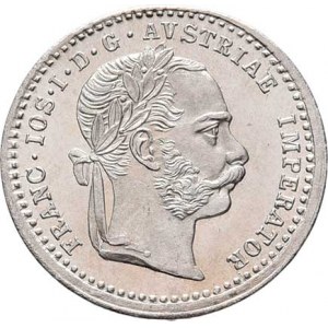 Rakouská a spolková měna, údobí let 1857 - 1892, 10 Krejcar 1868 - prvoražba, 1.648g