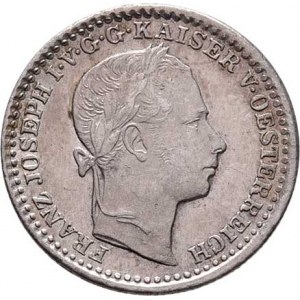 Rakouská a spolková měna, údobí let 1857 - 1892, 10 Krejcar 1859 M, 2.031g, nep.hr., nep.rysky, pěk