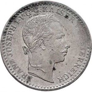Rakouská a spolková měna, údobí let 1857 - 1892, 10 Krejcar 1859 V, 2.026g, nedor., nep.kor., skvrn