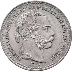 Rakouská a spolková měna, údobí let 1857 - 1892, 10 Krejcar 1869 KB - dlouhý opis, 1.653g, pěkná