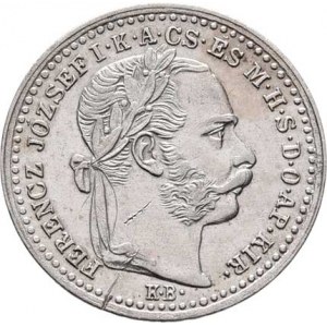 Rakouská a spolková měna, údobí let 1857 - 1892, 10 Krejcar 1870 KB - krátký opis, 1.596g, nep.vady