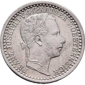Rakouská a spolková měna, údobí let 1857 - 1892, 5 Krejcar 1864 A, 1.365g, nep.vady mater., nep.hr.
