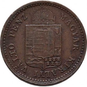 Rakouská a spolková měna, údobí let 1857 - 1892, Krejcar 1885 KB, 3.433g, dr.hr., dr.rysky, patina