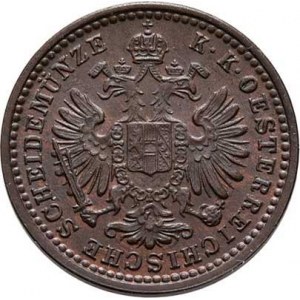 Rakouská a spolková měna, údobí let 1857 - 1892, 5/10 Krejcaru 1891, 1.777g, pěkná patina, téměř