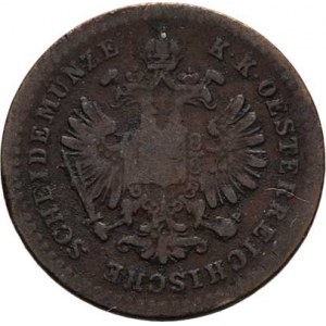 Rakouská a spolková měna, údobí let 1857 - 1892, 5/10 Krejcaru 1865 B, 1.637g, nep.nedor., dr.hr.,