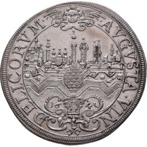 Augsburg, Ferdinand III., 1637 - 1657, Tolar 1641 - s pohledem na město, KM.77, Dav.5039,